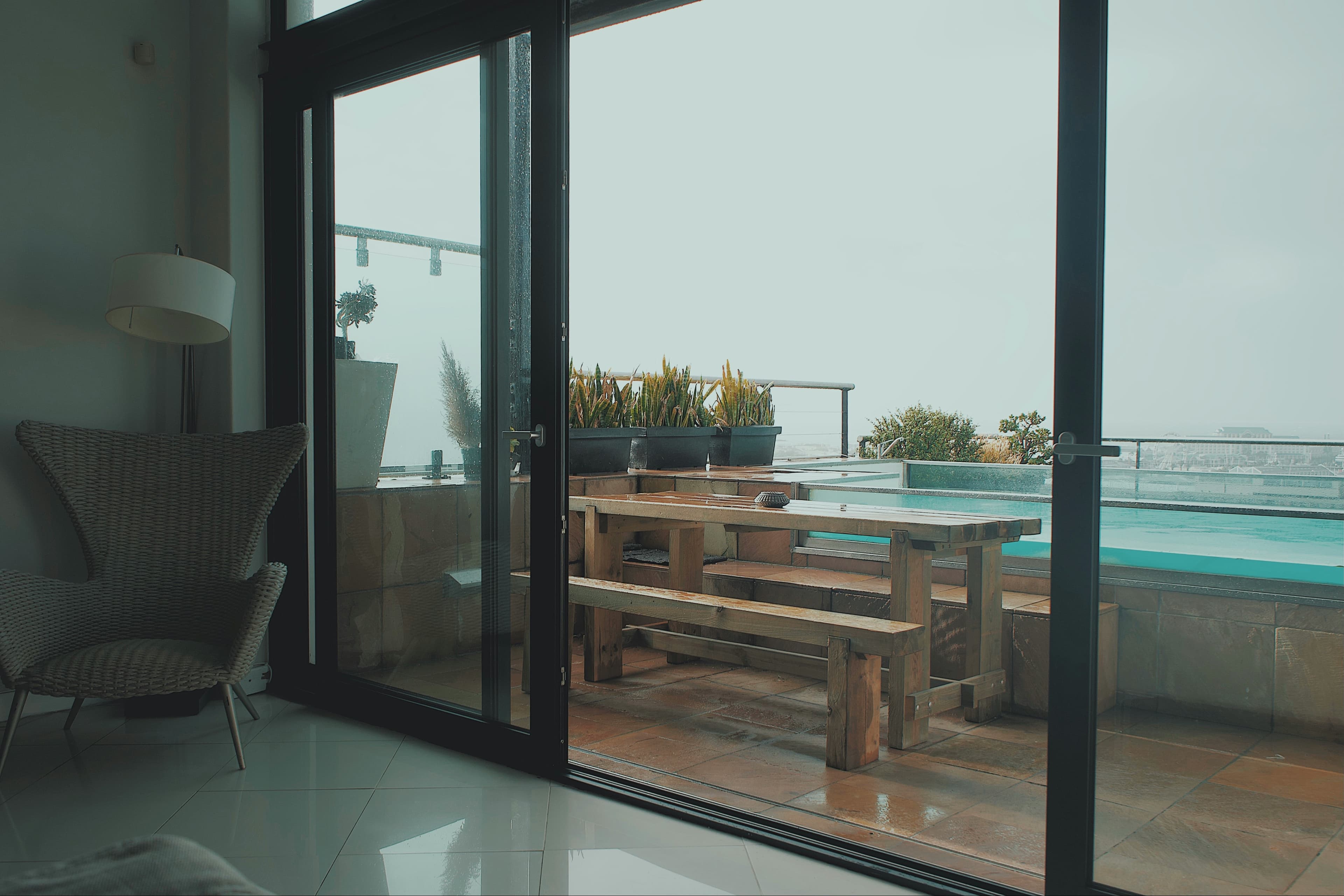 Luxury swimming pool